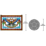 Design Toscano Butterfly Ballet Stained Glass Window