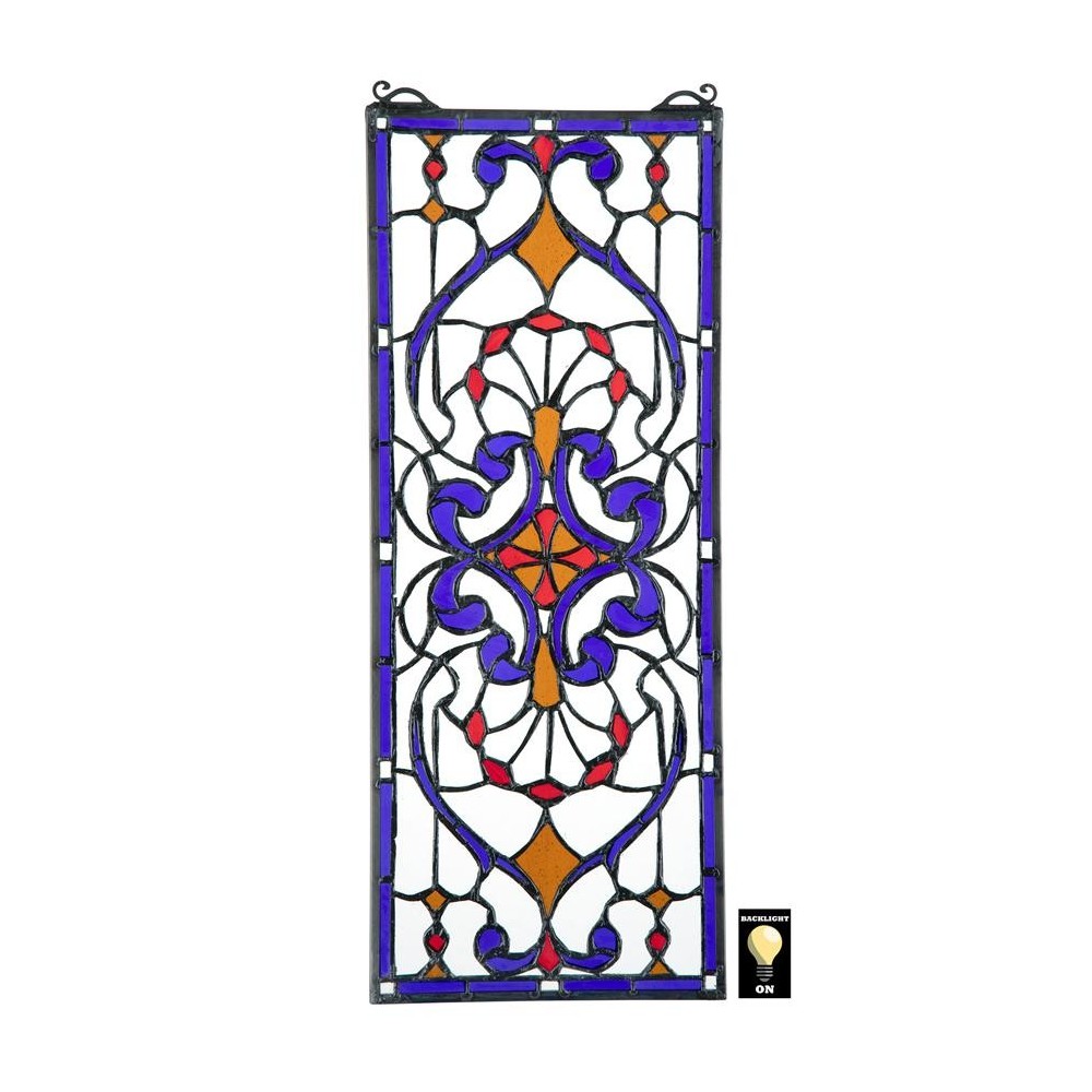 Design Toscano Hyde Street Stained Glass Window