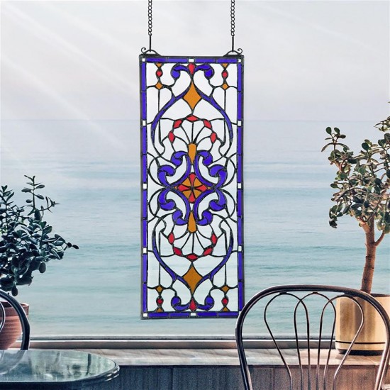 Design Toscano Hyde Street Stained Glass Window