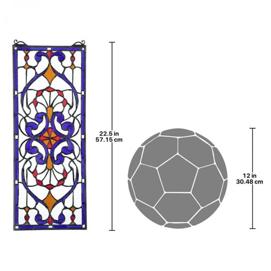 Design Toscano Hyde Street Stained Glass Window