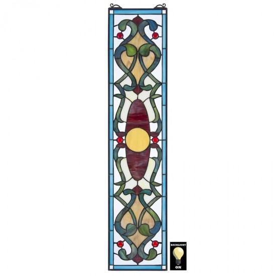 Design Toscano Westbourne Place Stained Glass Window