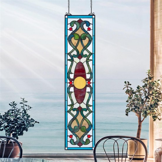 Design Toscano Westbourne Place Stained Glass Window