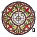 Design Toscano Baroque Floral Medallion Window