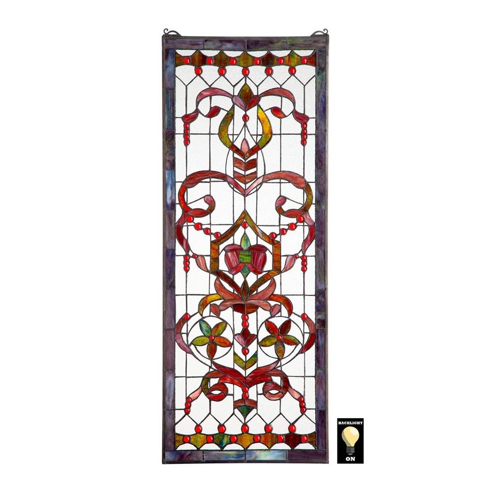 Design Toscano Delaney Manor Stained Glass Window