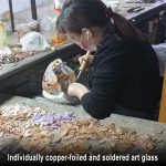 Design Toscano Grapes On The Vine Stained Glass Window