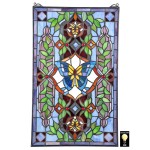 Design Toscano Butterfly Utopia Stained Glass Window