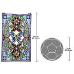 Design Toscano Butterfly Utopia Stained Glass Window