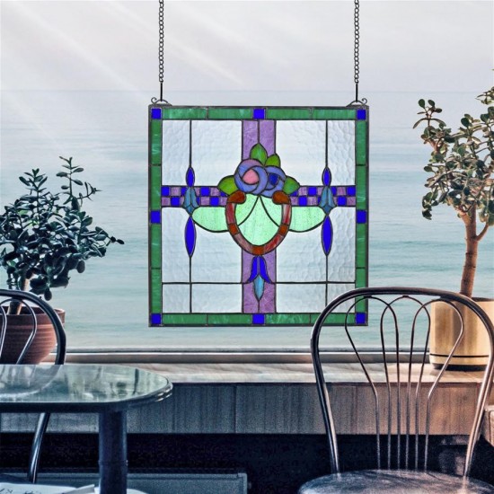 Design Toscano Nightshade Stained Glass Window