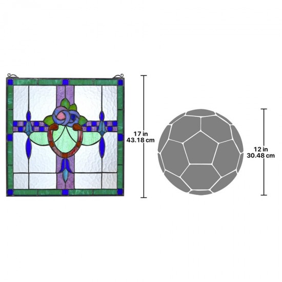 Design Toscano Nightshade Stained Glass Window