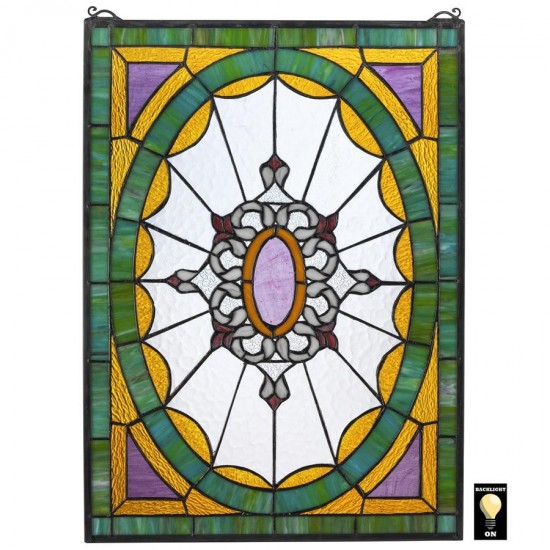 Design Toscano Monte Carlo Stained Glass Window