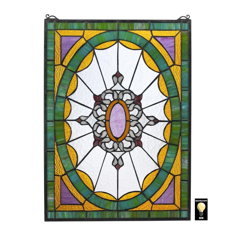 Design Toscano Monte Carlo Stained Glass Window