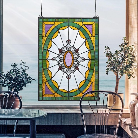 Design Toscano Monte Carlo Stained Glass Window