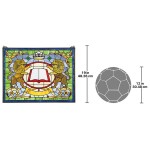 Design Toscano Lion Coat Of Arms Stained Glass Window