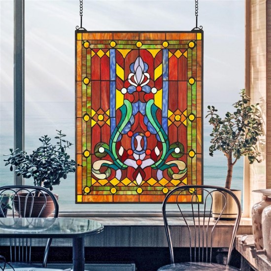 Design Toscano Hayworth Stained Glass Window