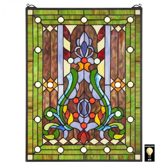 Design Toscano Hepburn Stained Glass Window