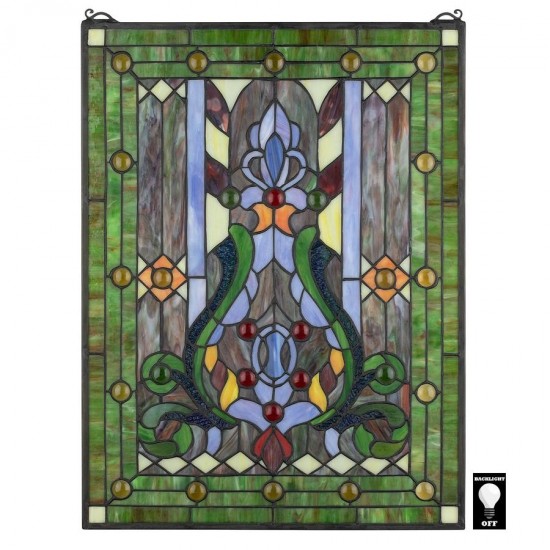 Design Toscano Hepburn Stained Glass Window