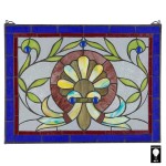 Design Toscano Prairie Flower Stained Glass Window