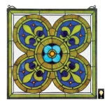 Design Toscano Fleur De Lis Quatrefoil Window