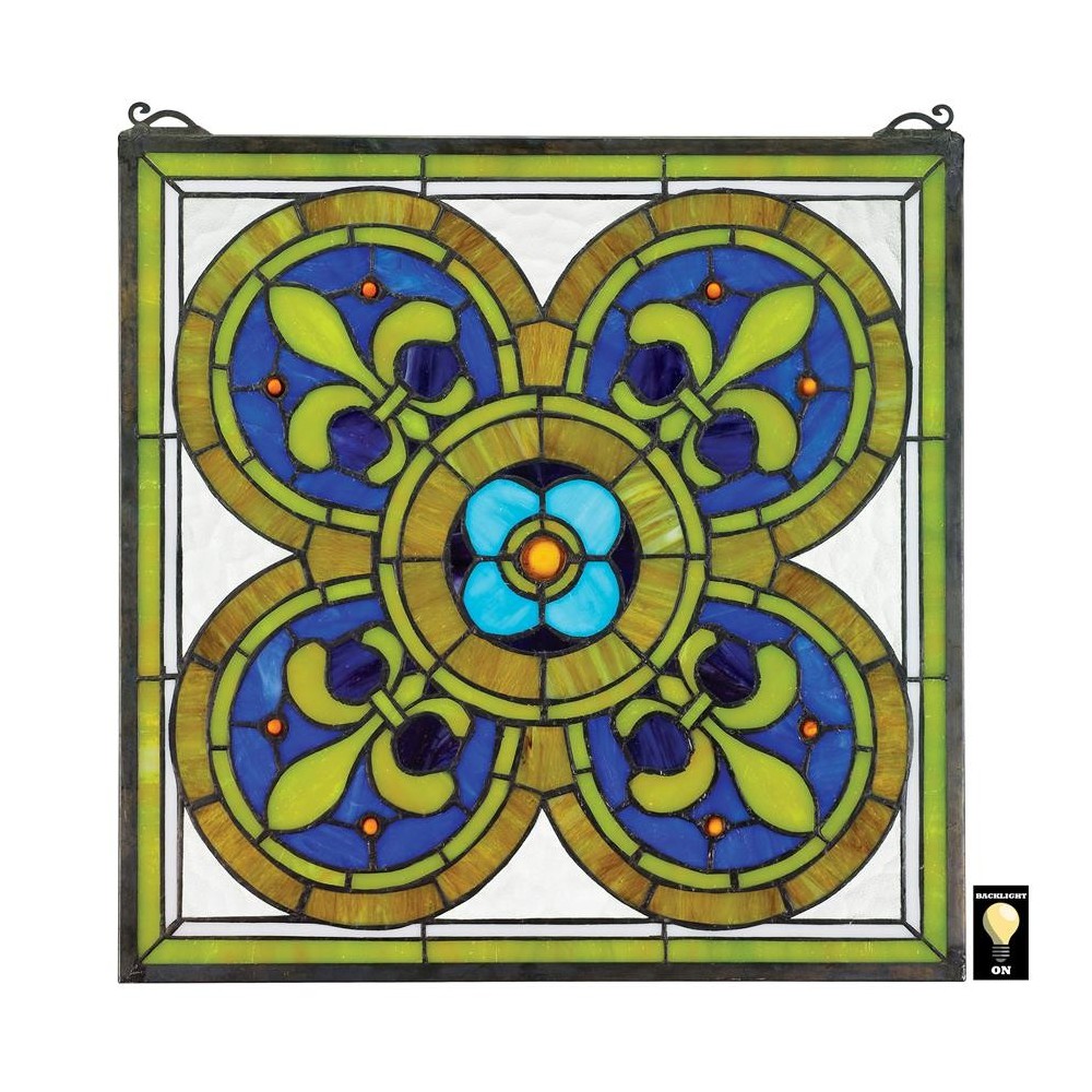Design Toscano Fleur De Lis Quatrefoil Window Design Toscano Fleur De Lis Quatrefoil Window