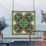 Design Toscano Fleur De Lis Quatrefoil Window