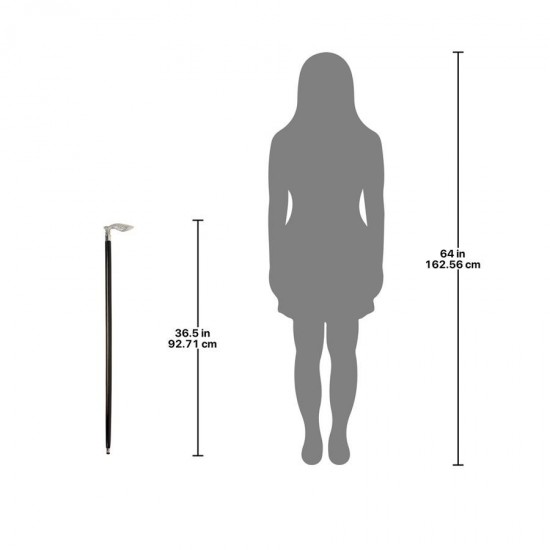 Design Toscano Squirrel Tail Walking Stick