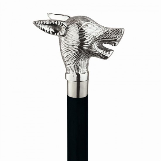 Design Toscano Howling Werewolf Hardwood Walking Stick