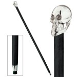 Design Toscano Alas Poor Yorick Skull Walking Stick