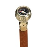 Design Toscano Compass Brass Walking Stick