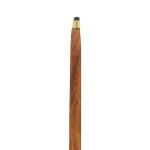 Design Toscano Fluted Sphere Brass Walking Stick