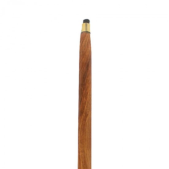 Design Toscano Fluted Sphere Brass Walking Stick