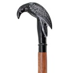 Design Toscano Poes Mystic Raven Walking Stick