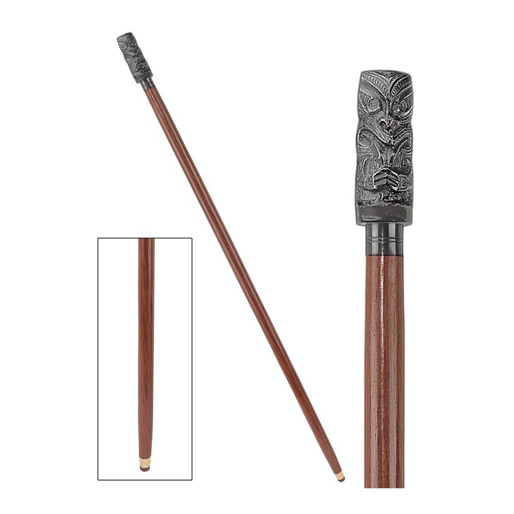Design Toscano Tiki Luau Walking Stick Design Toscano Tiki Luau Walking Stick