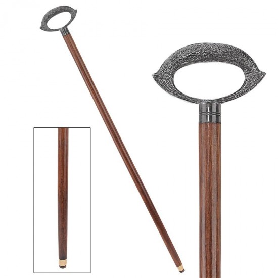 Design Toscano Grip Handle Walking Stick