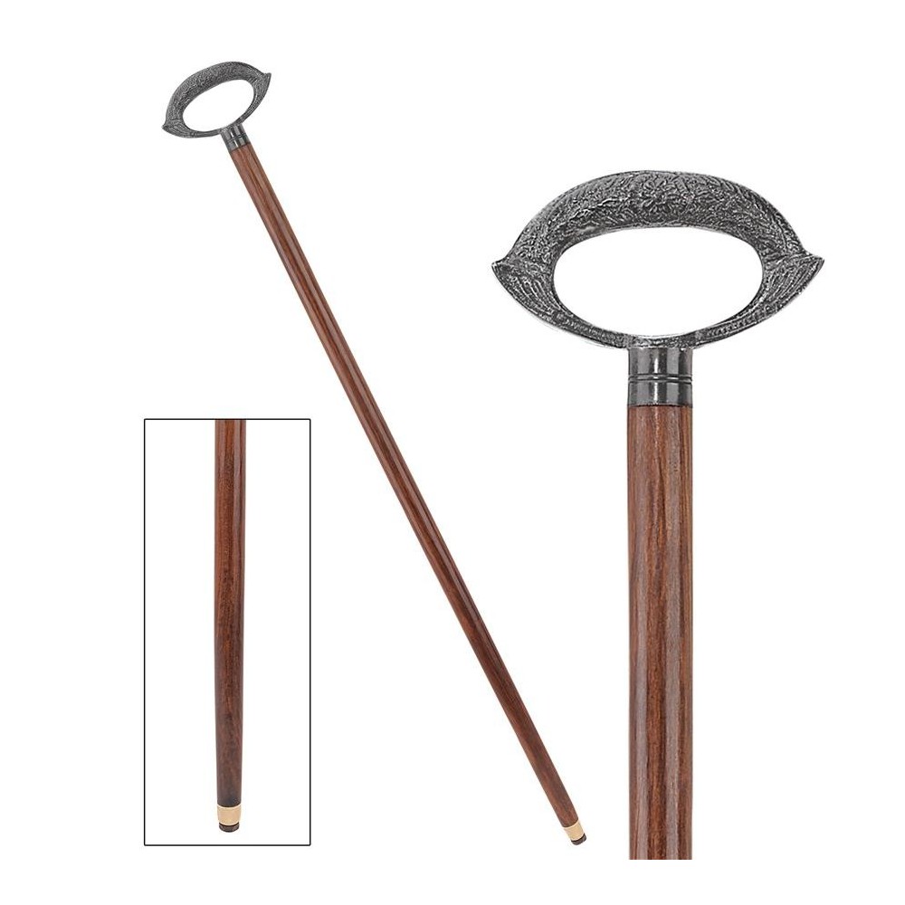 Design Toscano Grip Handle Walking Stick