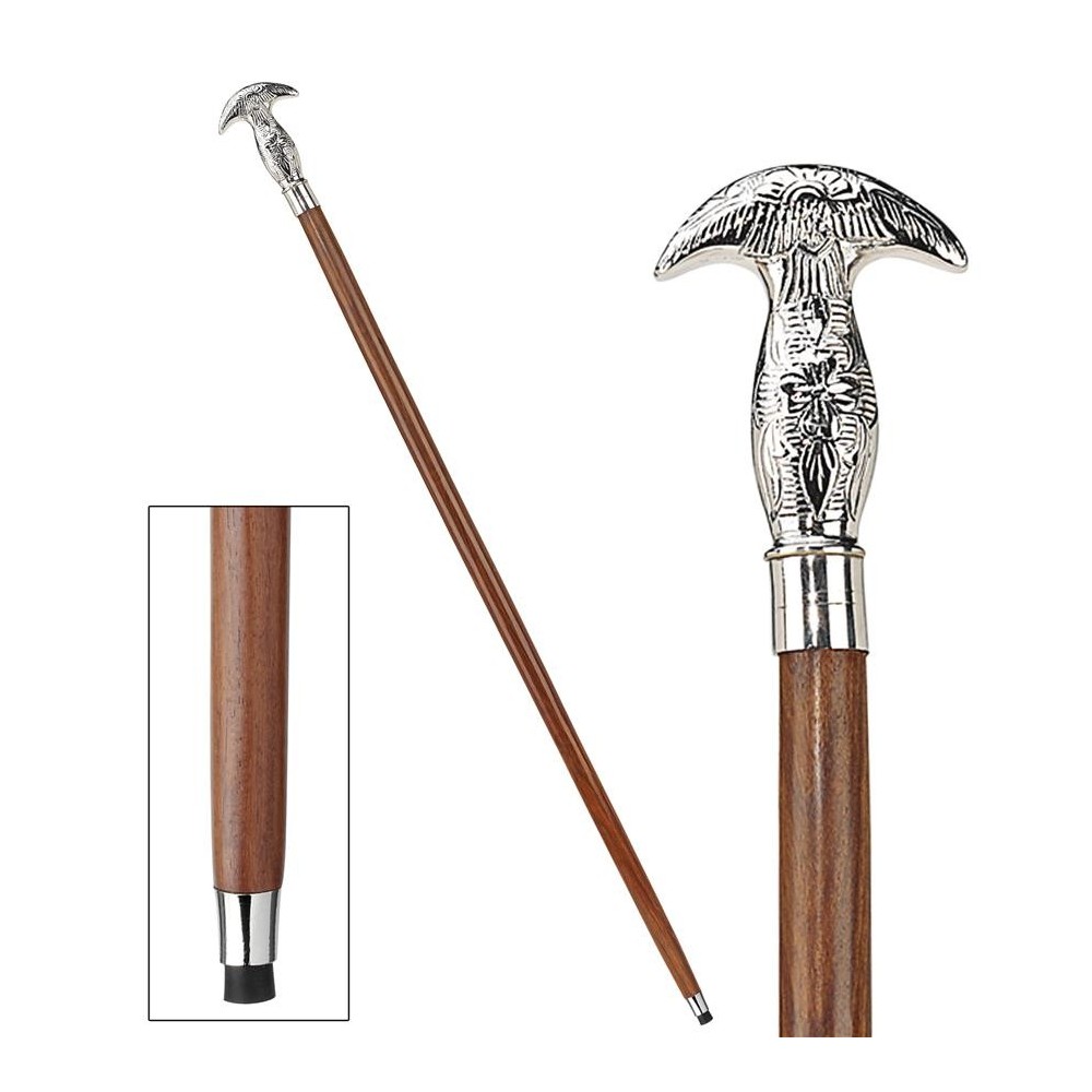 Design Toscano Dobule Hook Handle Walking Stick