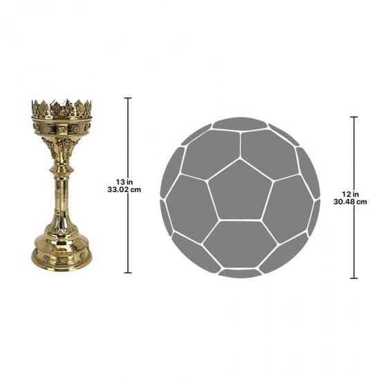 Design Toscano Medium Chartres Cathedral Candlestick