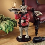 Design Toscano Rex The Bachelor Bulldog Table