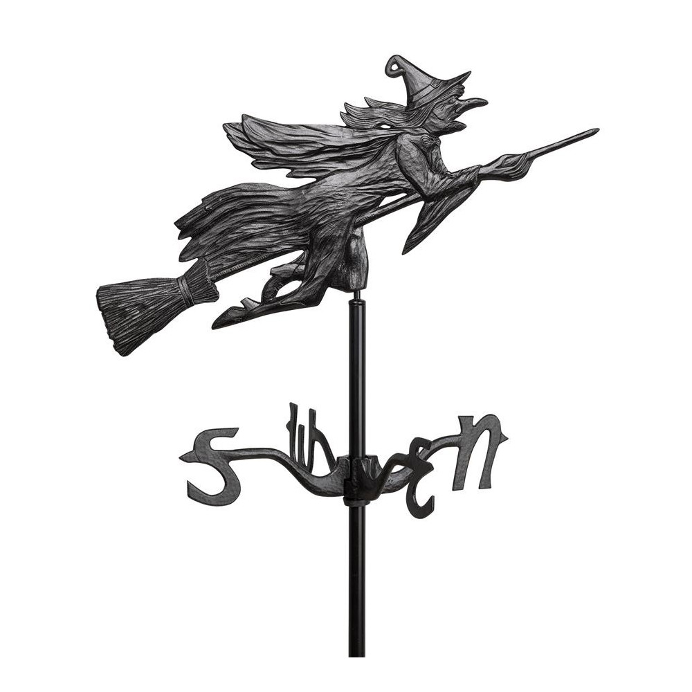 Design Toscano Witch Weathervane Garden Stake Design Toscano Witch Weathervane Garden Stake