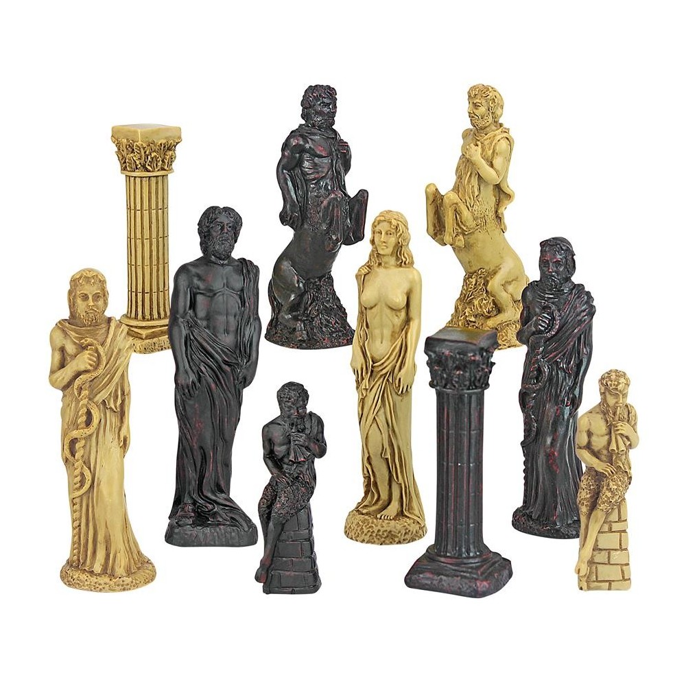 Design Toscano Gods Of Greek Mythology Chess Pieces