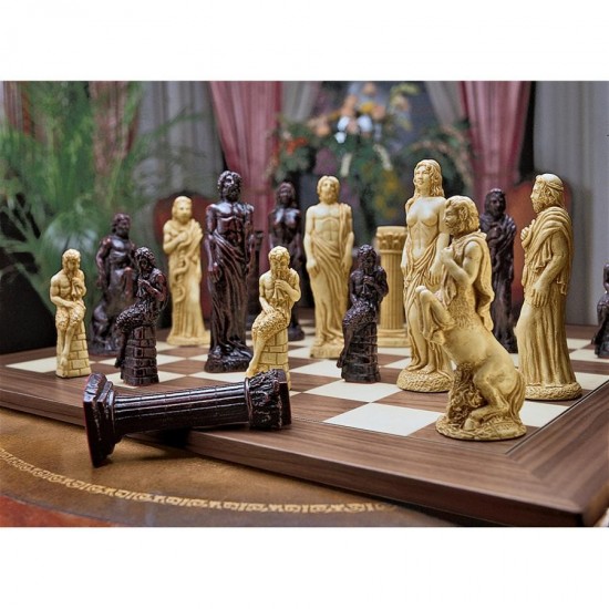 Design Toscano Gods Of Greek Mythology Chess Pieces