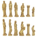 Design Toscano Gods Of Greek Mythology Chess Pieces