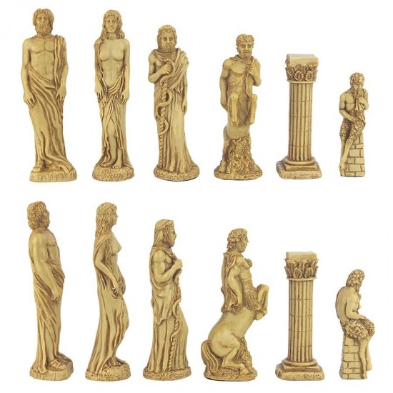 Design Toscano Gods Of Greek Mythology Chess Pieces