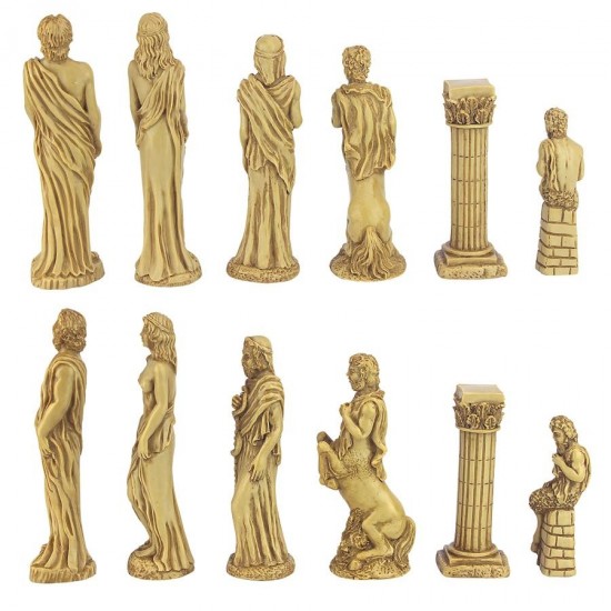Design Toscano Gods Of Greek Mythology Chess Pieces