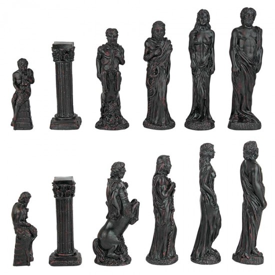 Design Toscano Gods Of Greek Mythology Chess Pieces