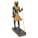 Design Toscano Tutankhamun Holding Javelin