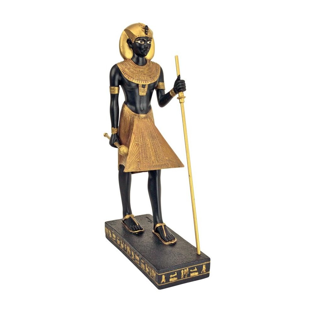 Design Toscano Tutankhamun Holding Javelin