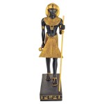 Design Toscano Tutankhamun Holding Javelin