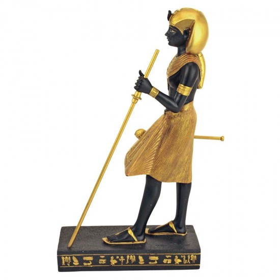 Design Toscano Tutankhamun Holding Javelin