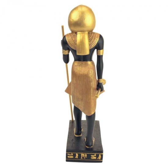 Design Toscano Tutankhamun Holding Javelin