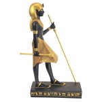 Design Toscano Tutankhamun Holding Javelin